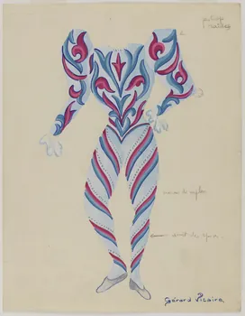 élément d'ensemble Costume de clown 1997.59.111 Photo RMN-Grand Palais (Mucem)