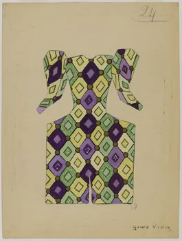 élément d'ensemble Costume de clown 1997.59.112 Photo RMN-Grand Palais (Mucem)