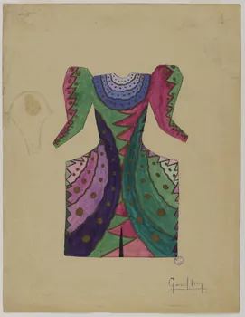élément d'ensemble Costume de clown 1997.59.113 Photo RMN-Grand Palais (Mucem)