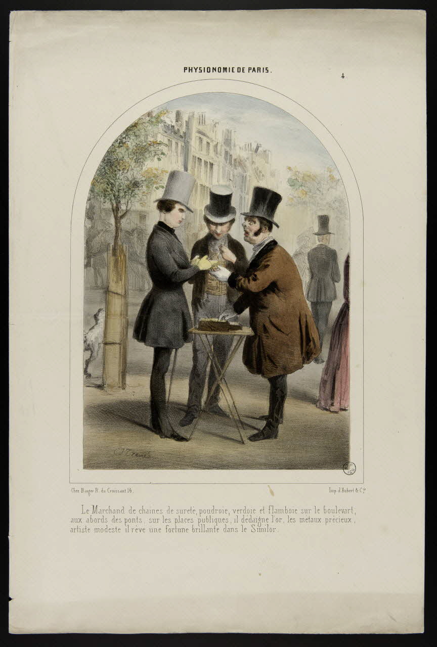 estampe PHYSIONOMIE DE PARIS. 1953.55.4 Photo