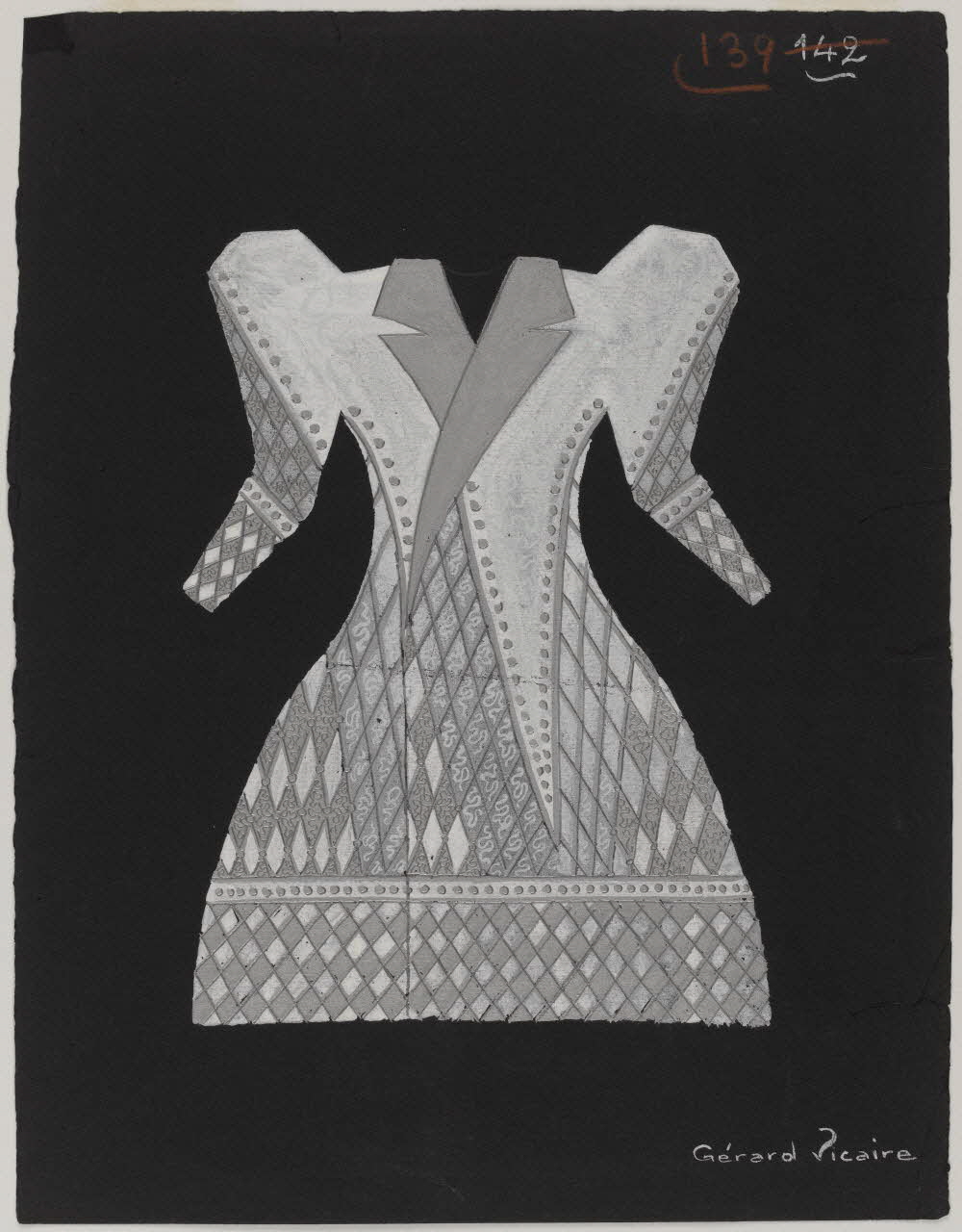 élément d'ensemble Costume de clown argenté 1997.59.120 Photo RMN-Grand Palais (Mucem)