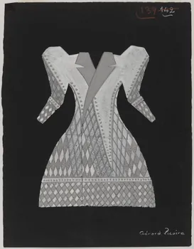 élément d'ensemble Costume de clown argenté 1997.59.120 Photo RMN-Grand Palais (Mucem)