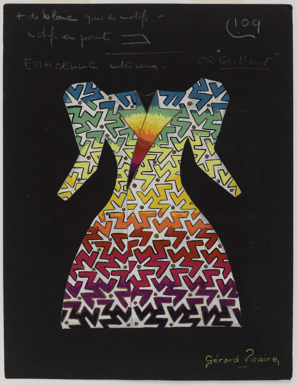 élément d'ensemble Costume de clown 1997.59.123 Photo RMN-Grand Palais (Mucem)