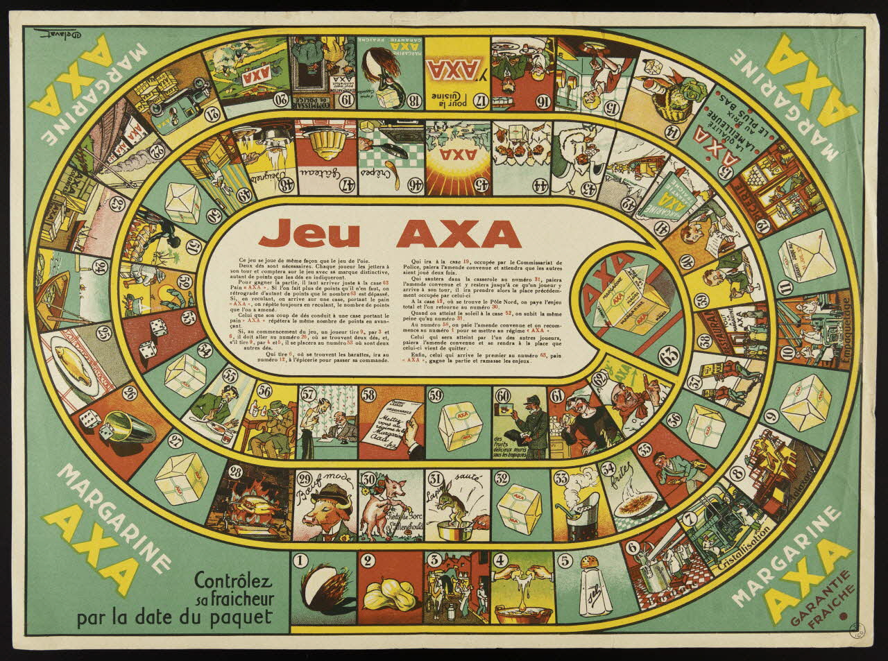 estampe Jeu AXA 1953.60.13 Photo