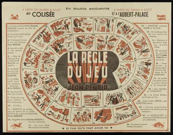 estampe LA REGLE  DU JEU  JEAN RENOIR 1953.60.14 Photo
