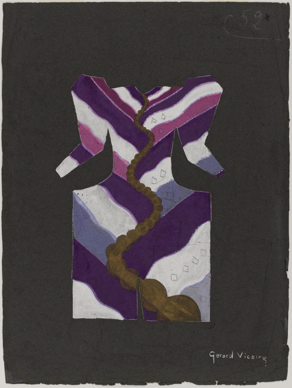élément d'ensemble Costume de clown 1997.59.126 Photo RMN-Grand Palais (Mucem)