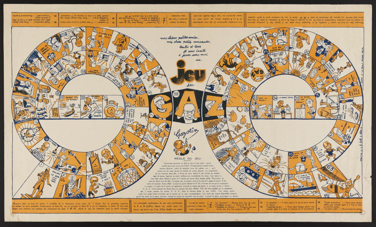 estampe jeu  du  GAZ 1953.60.22 Photo