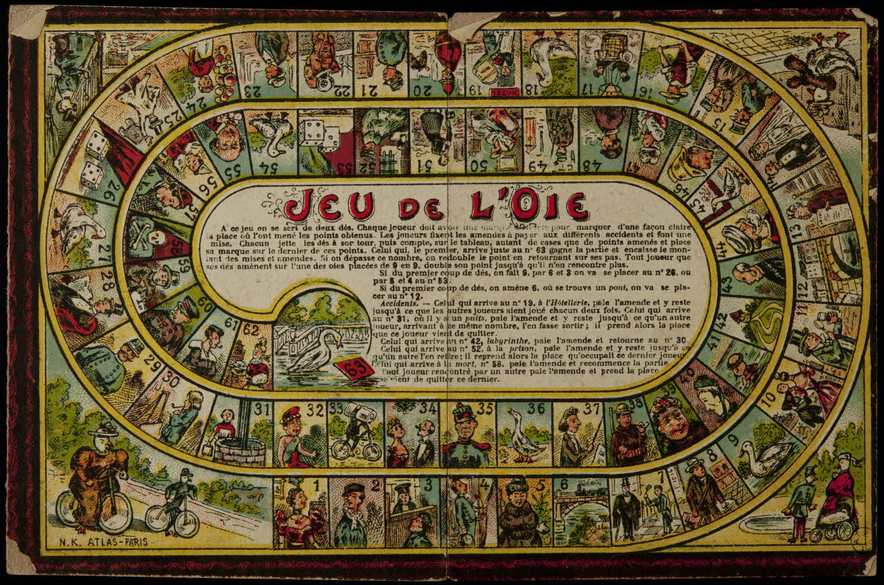 estampe JEU DE L'OIE 1953.60.32 Photo