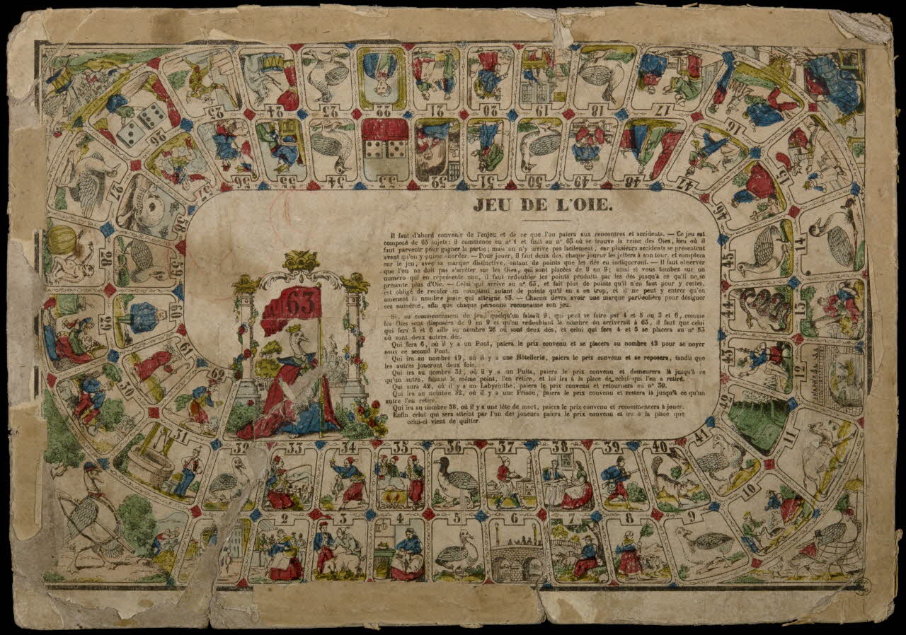 estampe JEU DE L'OIE. 1953.60.5 Photo