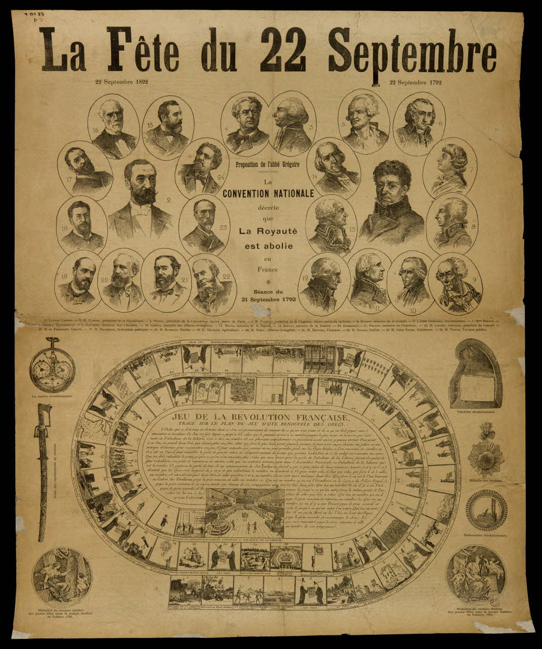 estampe La Fête du 22 Septembre 1953.60.6 Photo