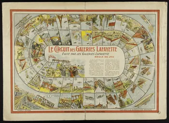 estampe LE CIRCUIT DES GALERIES LAFAYETTE 1953.60.7 Photo