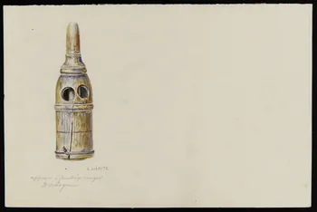 dessin appeau à perdrix rouges  Dordogne 1953.85.445 Photo