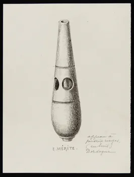 dessin appeau à  perdrix rouges 1953.85.446 Photo