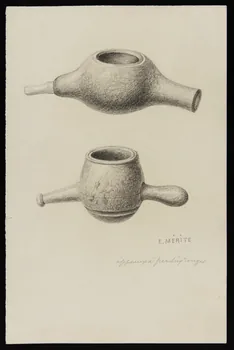 dessin Appeau à perdrix rouges 1953.85.448 Photo