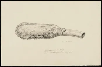 dessin appeau à cailles 1953.85.450 Photo