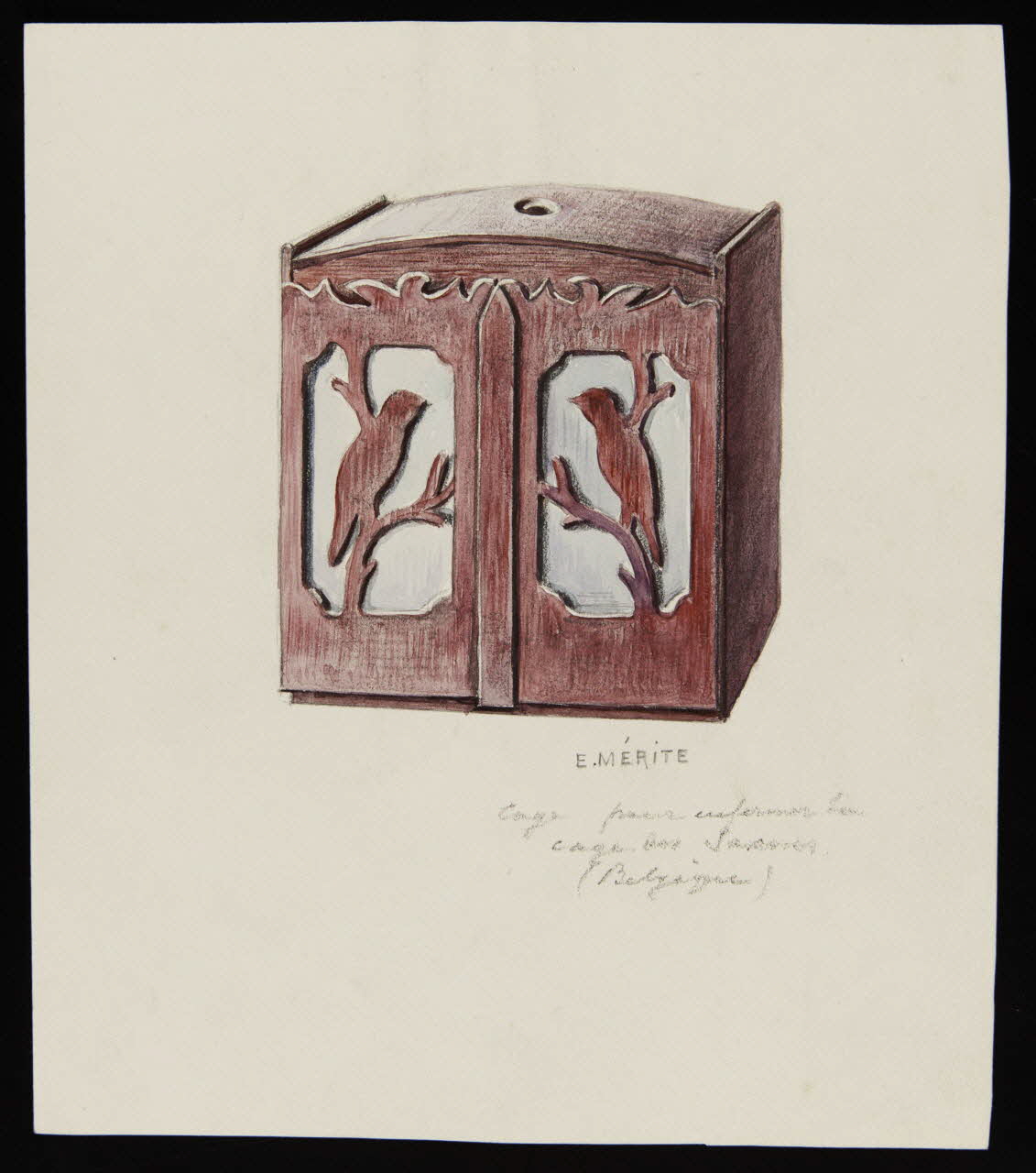 dessin Cage 1953.85.456 Photo