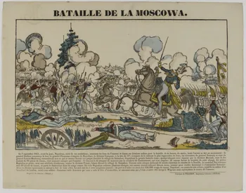 estampe BATAILLE DE LA MOSCOWA. 1953.86.627 Photo RMN-Grand Palais (Mucem)