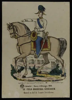 estampe (Actualité) Guerre d'Allemagne. 1866.  LE FELD-MARECHAL BENEDECK  Général en chef de l'armée Autrichienne. 1953.86.1072 Photo