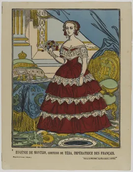 estampe EUGENIE DE MONTIJO, COMTESSE DE TEBA, IMPERATRICE DES FRANCAIS. 1953.86.718 Photo RMN-Grand Palais (Mucem)