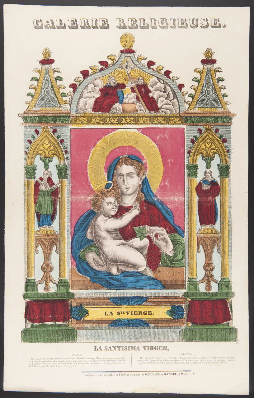 Dembour et Gangel estampe GALERIE RELIGIEUSE. Metz 1840-1852 1953.86.115 Photo