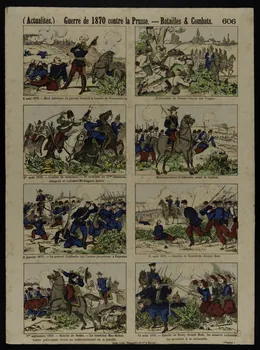 estampe (Actualités.) Guerre de 1870 contre la Prusse. - Batailles & Combats. 1953.86.1182 Photo