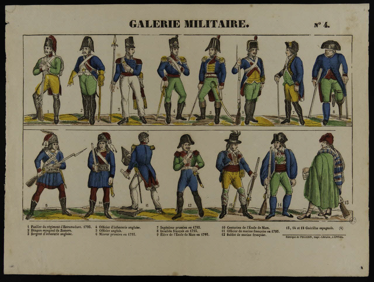 Pellerin estampe GALERIE MILITAIRE. Lorraine, France 1837 1953.86.1230 Photo