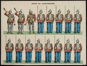 Charles Nicolas Gangel estampe REGNE DE CHARLEMAGNE. Metz 1852-1858 1953.86.1233 Photo