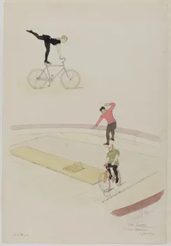 Marthe Vesque ; Juliette Vesque partie d'un ensemble de dessins Numéro de cirque : les Loube 1914 1968.102.171 Photo RMN-Grand Palais (Mucem)