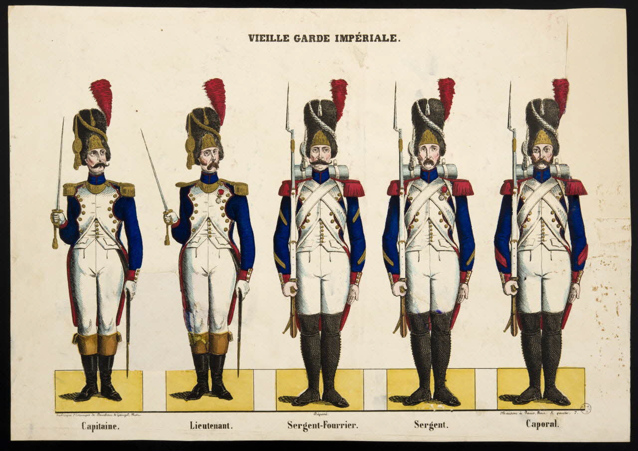 Dembour et Gangel estampe VIEILLE GARDE IMPERIALE. Metz 1840-1852 1953.86.1326 Photo