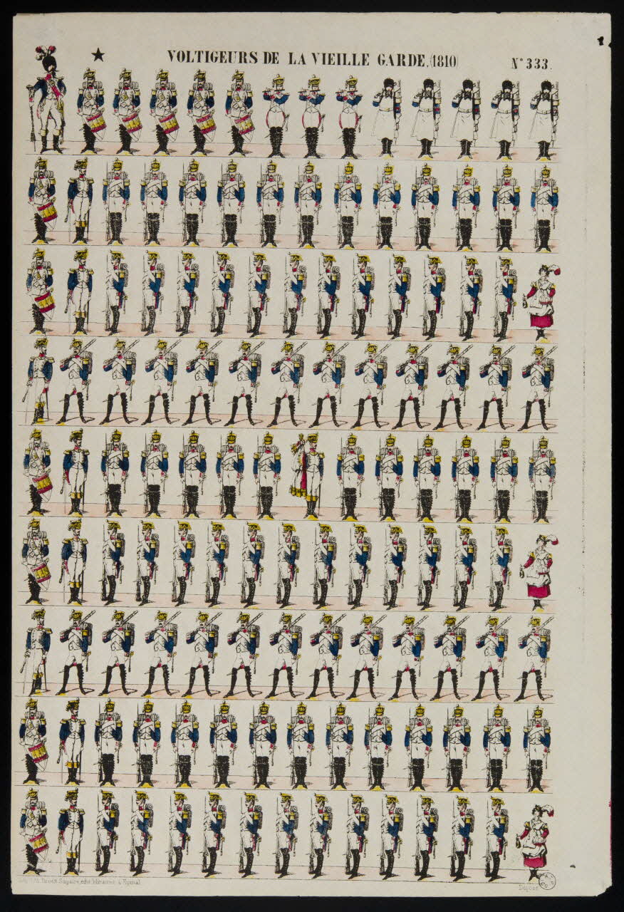 estampe VOLTIGEURS DE LA VIEILLE GARDE. (1810) 1953.86.1337 Photo
