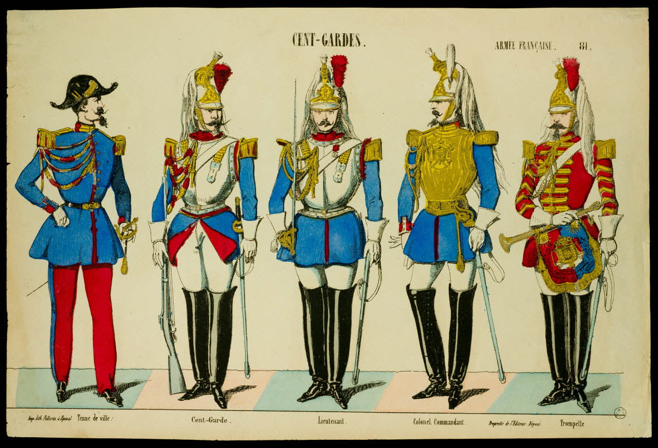 estampe CENT-GARDES. 1953.86.1364 Photo