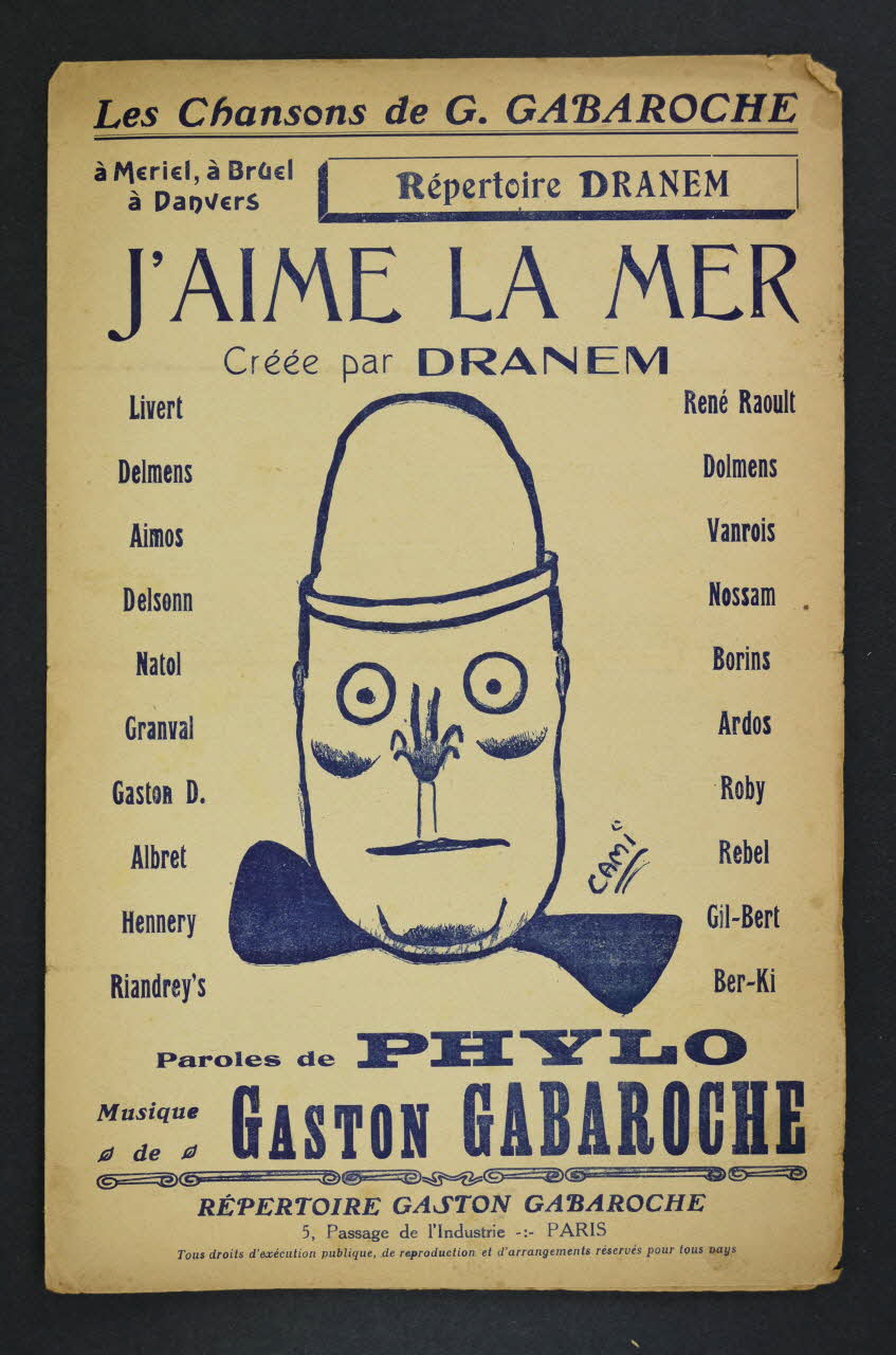 partition de musique petit format 1970.139.65 Photo Mucem