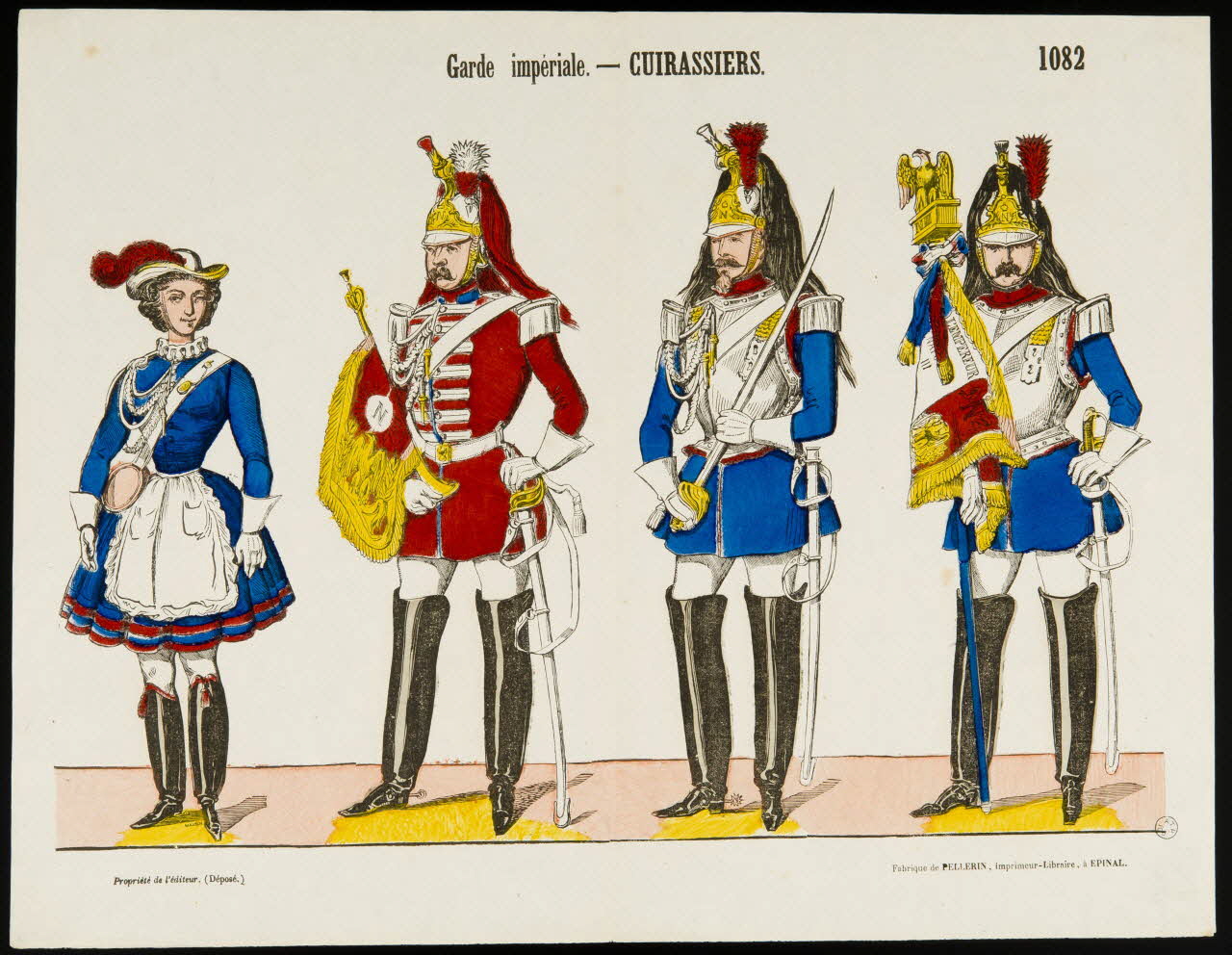 estampe Garde Impériale. - CUIRASSIERS. 1953.86.1436 Photo