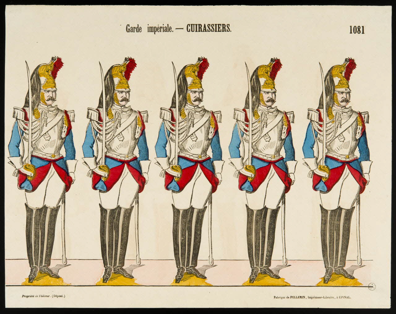 estampe Garde Impériale. - CUIRASSIERS. 1953.86.1437 Photo