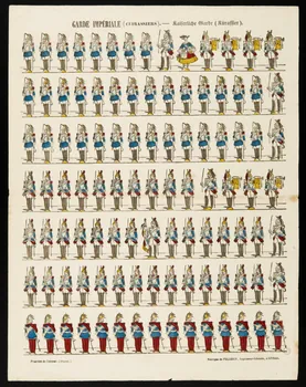 estampe GARDE IMPERIALE (CUIRASSIERS). 1953.86.1440 Photo