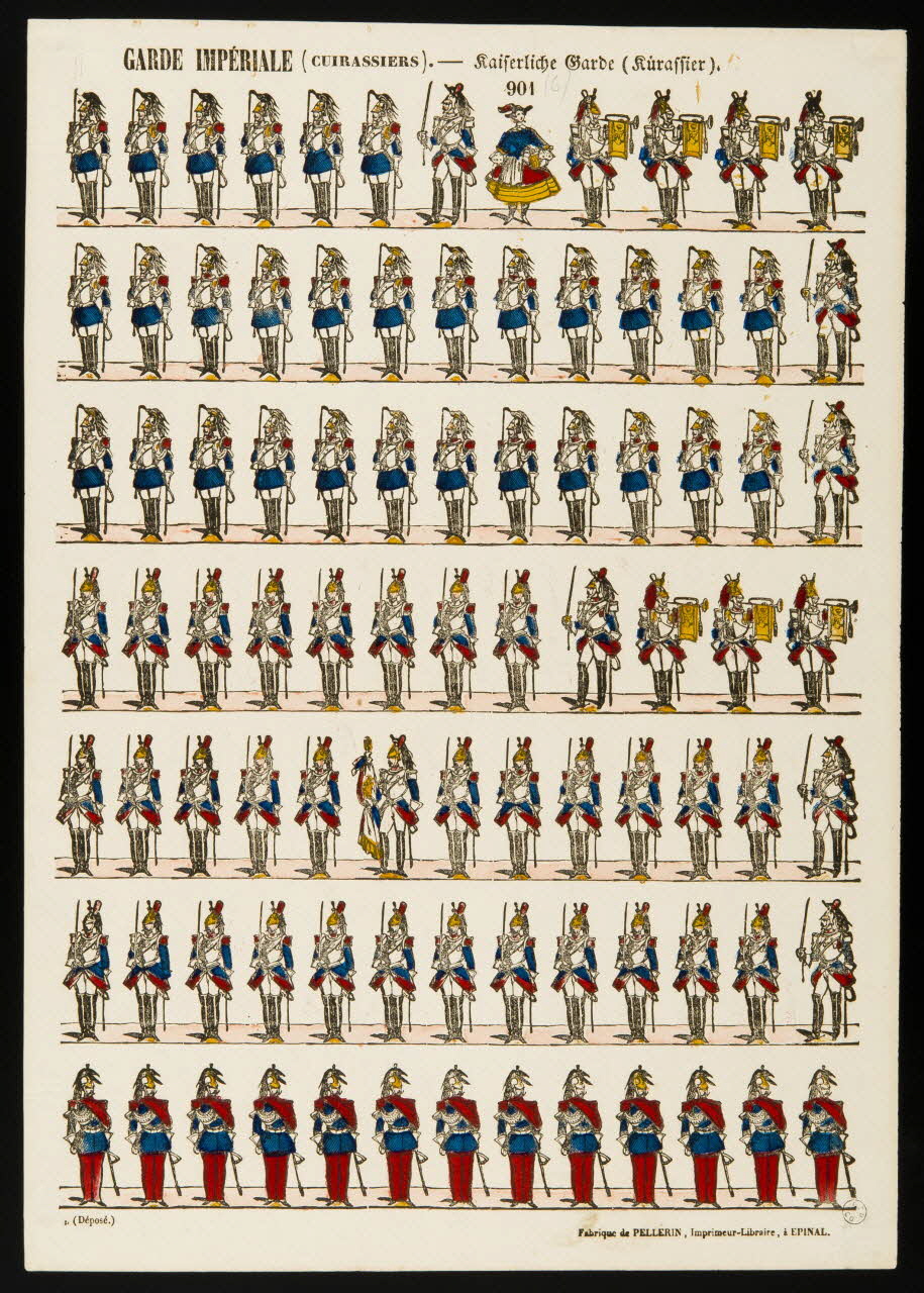 estampe GARDE IMPERIALE (CUIRASSIERS). 1953.86.1442 Photo