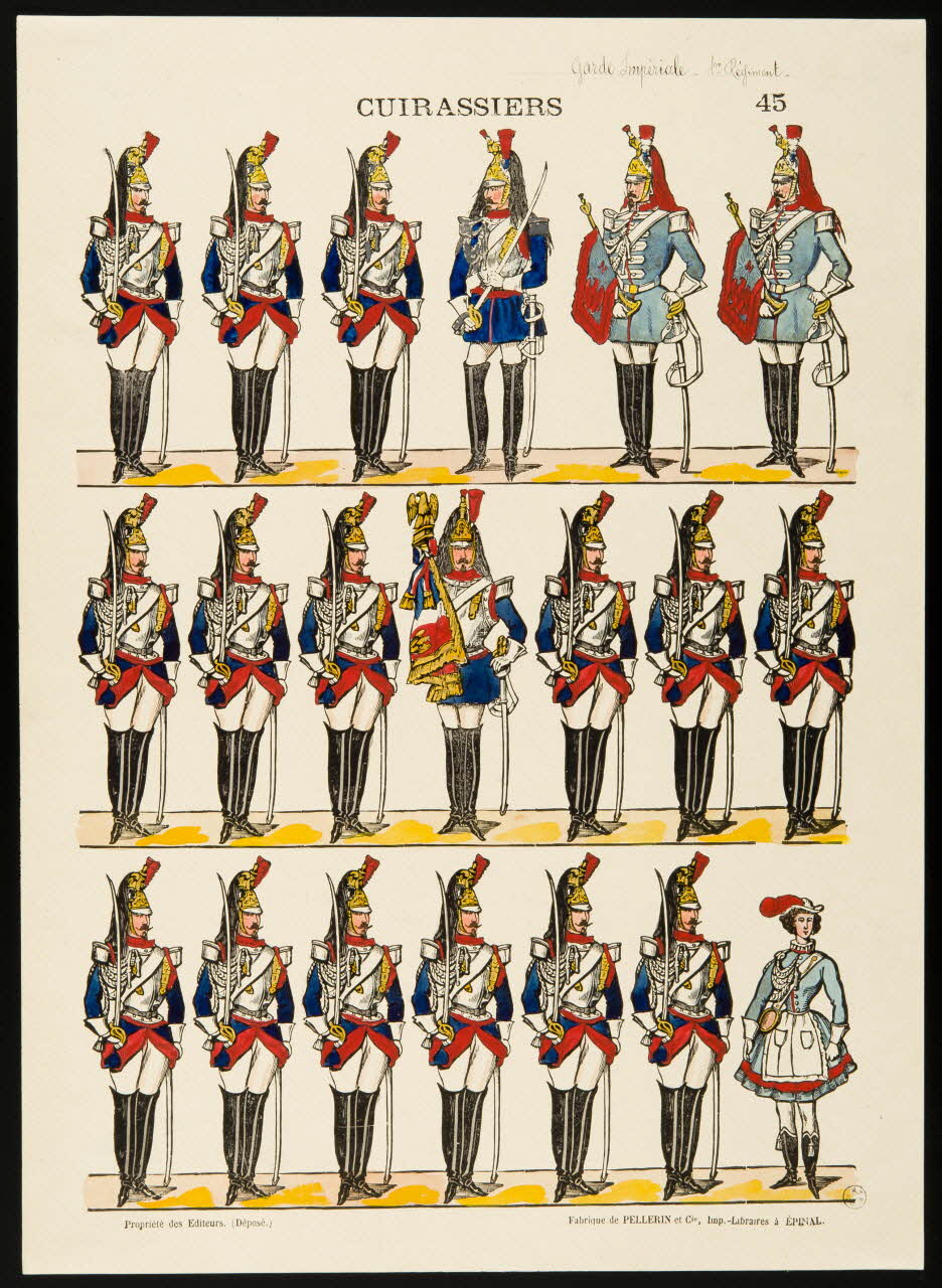 estampe CUIRASSIERS 1953.86.1452  Photo