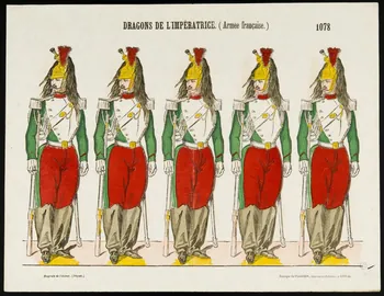 estampe DRAGONS DE L'IMPERATRICE. (Armée française.) 1953.86.1459 Photo