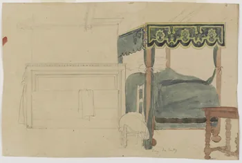 Lalaisse François Hippolyte carnet de dessins Bourg-de-Batz Pays de la Loire, France 1844 1952.76.1.135 Photo RMN-Grand Palais (Mucem)