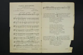 partition de musique petit format 1970.139.67 Photo Mucem