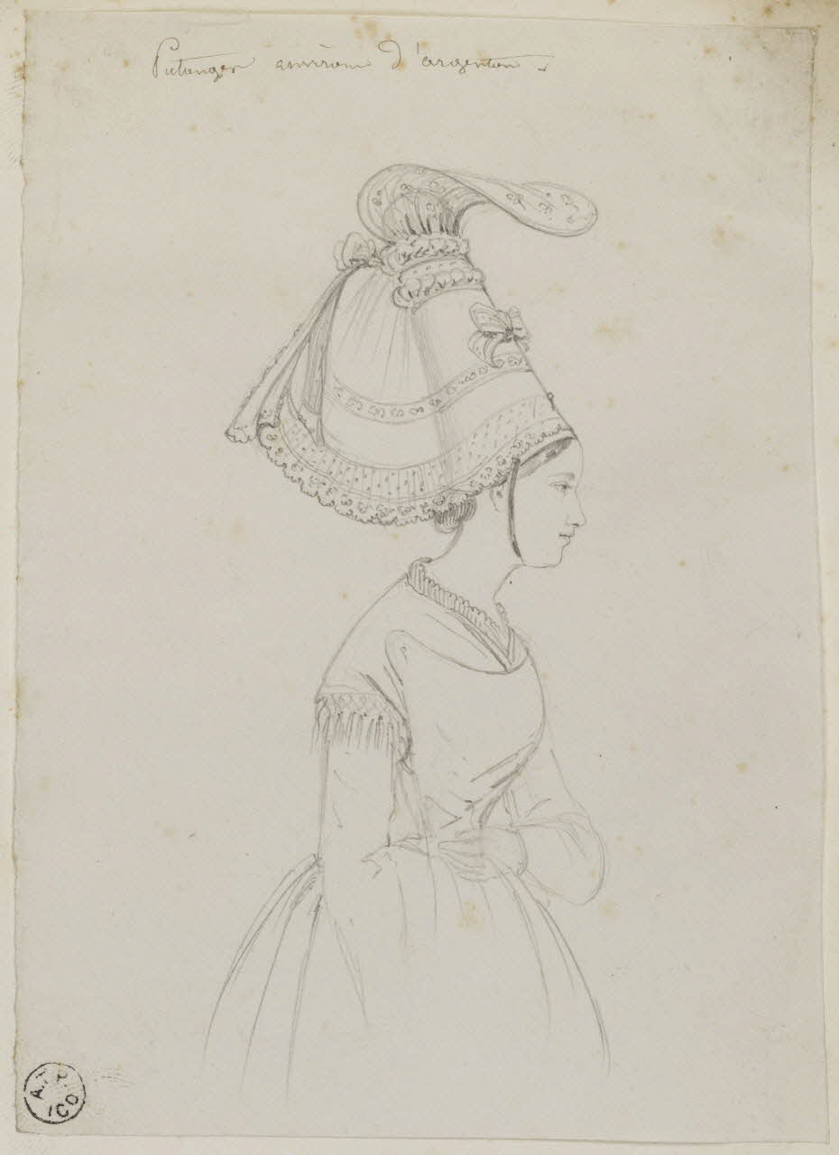 Lalaisse François Hippolyte carnet de dessins Putanges, environs d'Argentan Normandie, France 1844 1952.76.1.185 Photo RMN-Grand Palais (Mucem)