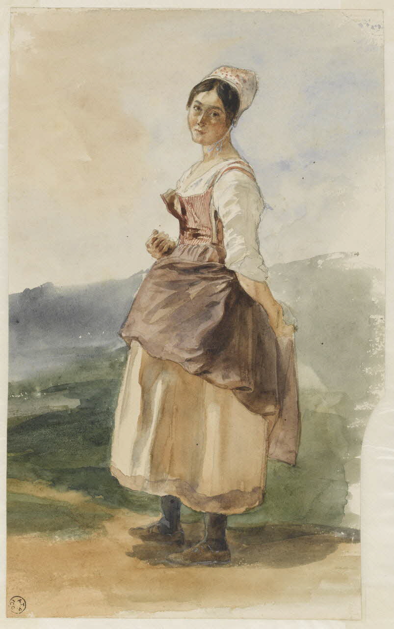 Lalaisse François Hippolyte carnet de dessins Lorraine Lorraine, France 1844 1952.76.1.187 Photo RMN-Grand Palais (Mucem)