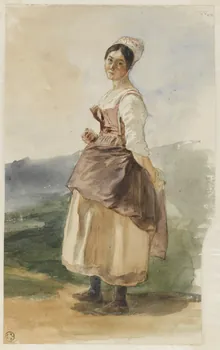 Lalaisse François Hippolyte carnet de dessins Lorraine Lorraine, France 1844 1952.76.1.187 Photo RMN-Grand Palais (Mucem)