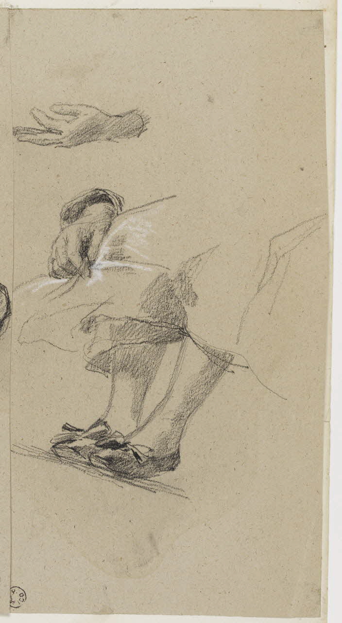 Lalaisse François Hippolyte carnet de dessins Pieds de femme 1844 1952.76.1.192 Photo RMN-Grand Palais (Mucem)