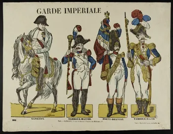 François Lacour ; Charles-Eugène Glémarec à compartiments (4x1) GARDE IMPERIALE. Paris 1858-1860 1953.86.1640 Photo