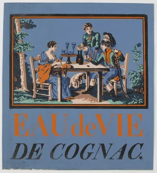 affiche EAU DE VIE  DE COGNAC 1810-1820 1967.50.2 Photo RMN-Grand Palais (Mucem)