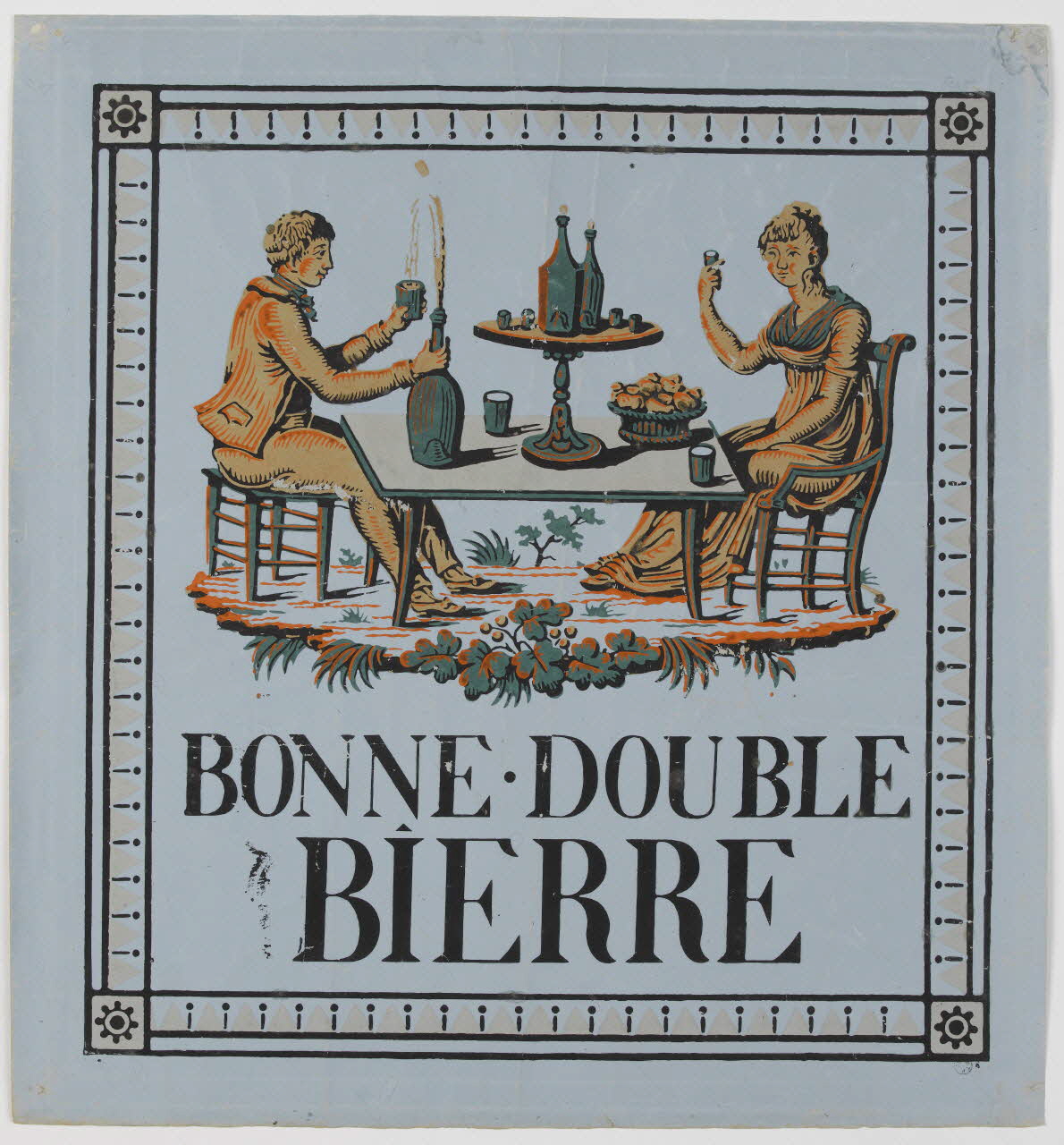 affiche BONNE DOUBLE  BÎERRE 1810-1820 1967.50.4 Photo RMN-Grand Palais (Mucem)