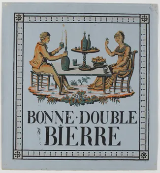 affiche BONNE DOUBLE  BÎERRE 1810-1820 1967.50.4 Photo RMN-Grand Palais (Mucem)