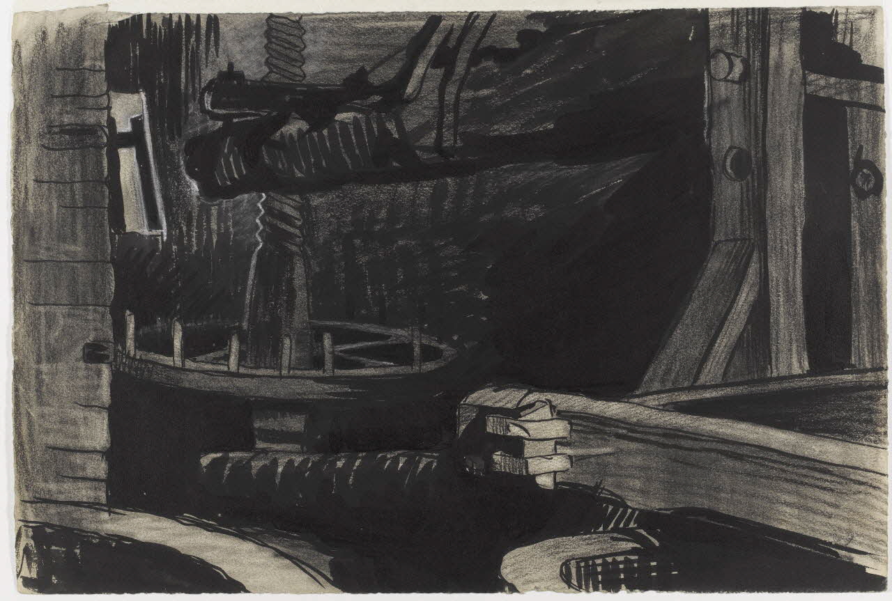 Marcel Mignot dessin Vieux moulin à pomme  Villers Bocage (calvados) France 1926 1944.8.1 Photo RMN-Grand Palais (Mucem)