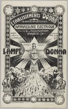 Gustave Soury dessin ETABLISSEMENTS "DONNA"  APPAREILLAGE ELECTRIQUE 1925-1935 1967.116.146  Photo RMN-Grand Palais (Mucem)